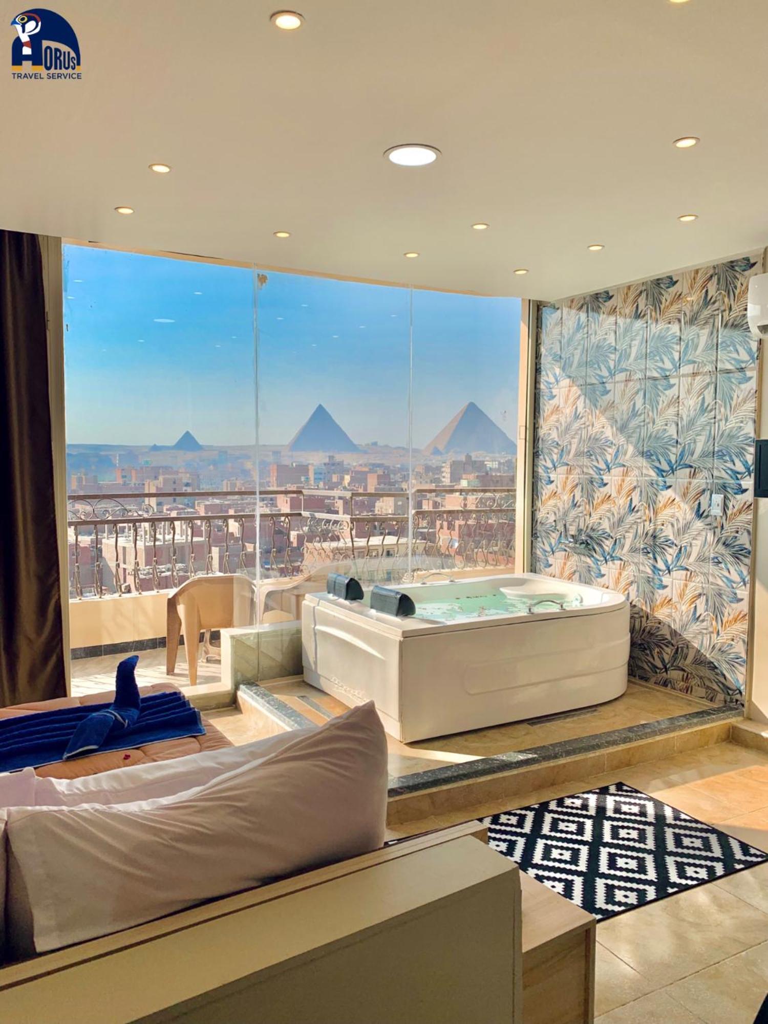 Horus Horizon Inn Pyramids View Kafret el-Gabal Eksteriør bilde