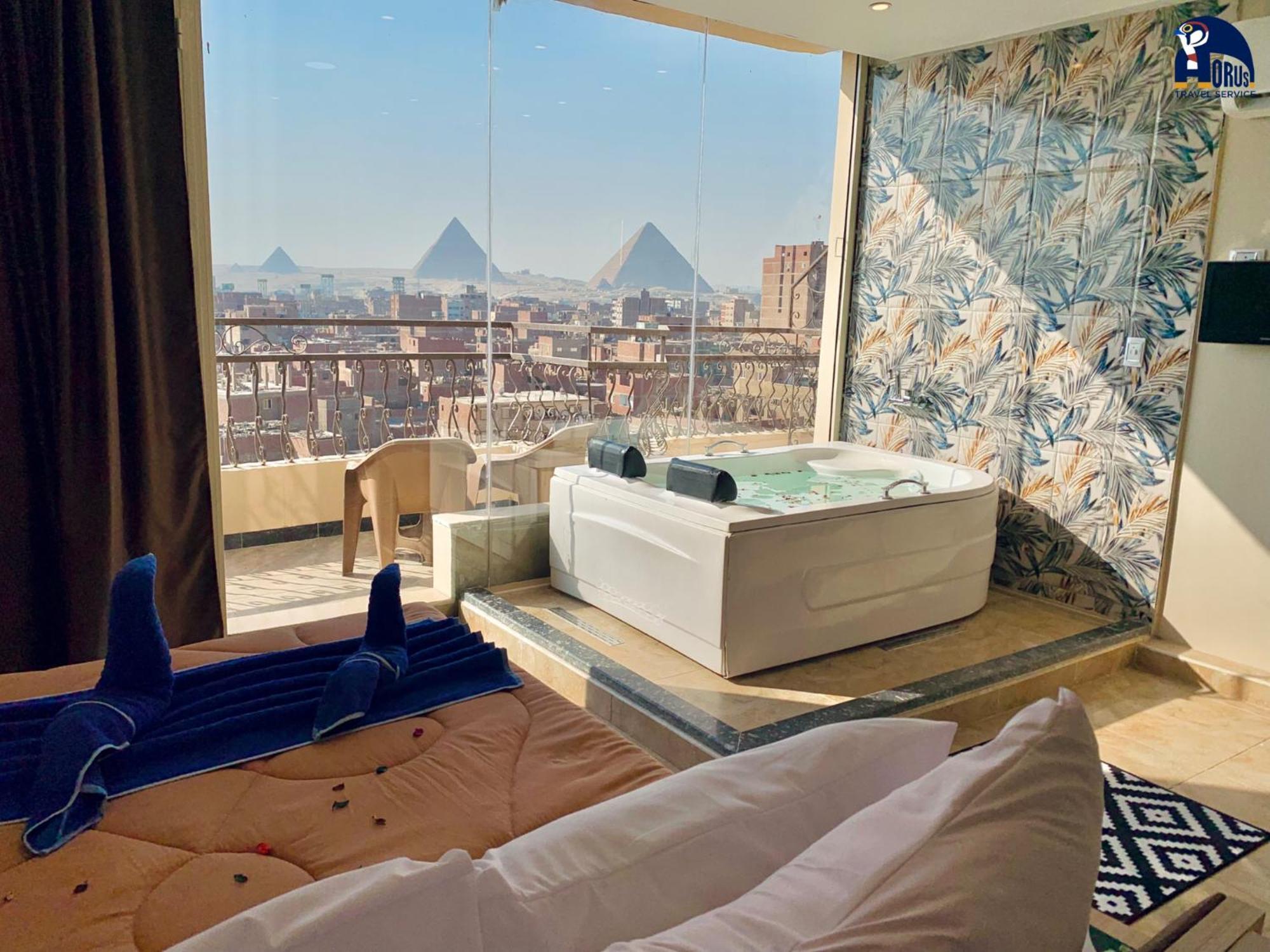 Horus Horizon Inn Pyramids View Kafret el-Gabal Eksteriør bilde